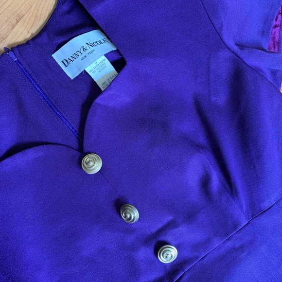 3/$20 VTG Purple Danny & Nicole Dress - Picture 2 of 3